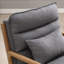 Fauteuil rembourré avec coussin lombaire Eimantas-98593156
