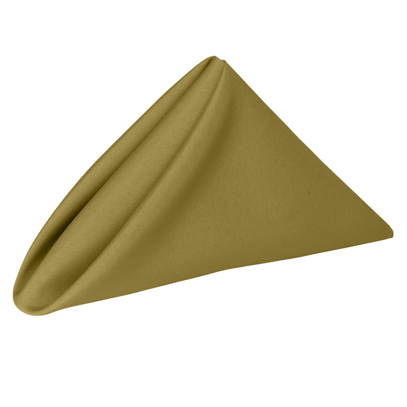 Polyester Square Napkin, Acid Green, 17" x 17"