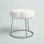 Tabouret de coiffeuse en sherpa 17,75 po Bonview