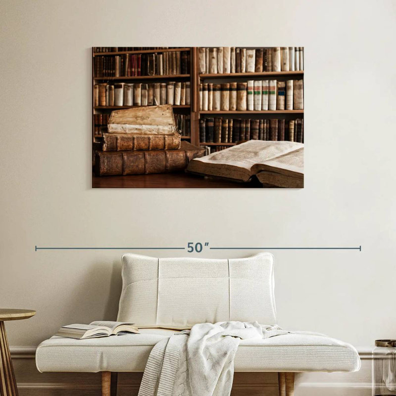 Kerner Home Library, 26" H x 39" W