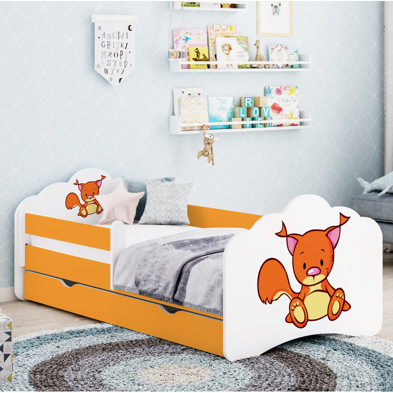 Pulaski Cabin Bed Themed Beds, Orange, 56.5 x 70 x 140cm