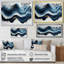 Encre monochrome Echo of River I - Op Art, art mural-1894536659-1894536653-1894536648
