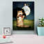 Toile épique Graffiti «Cow Over The Moon» par John Hovenstine, 12 po x 16 po