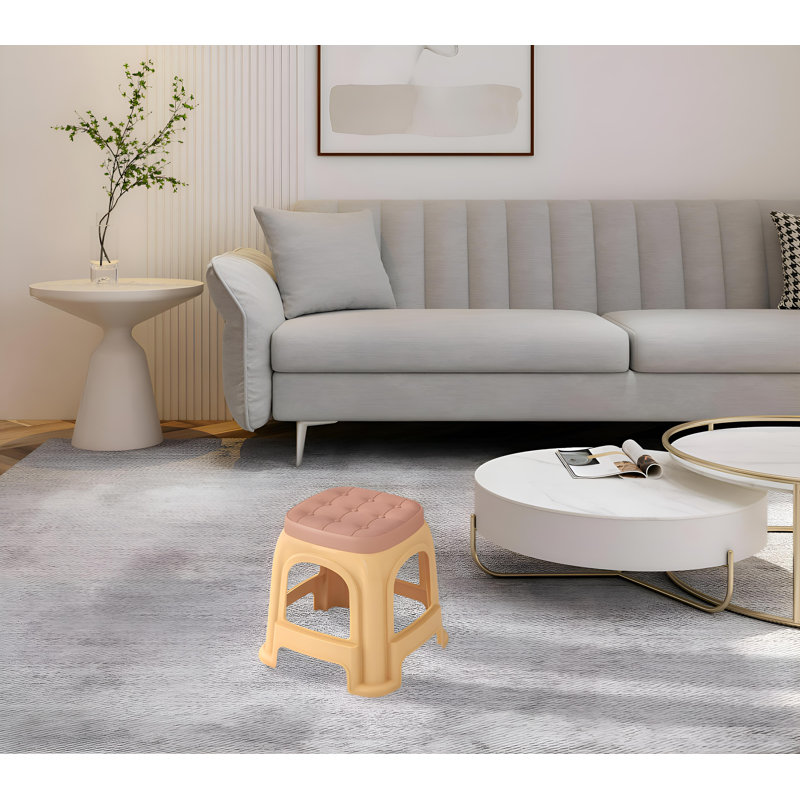 Tabouret d'appoint Jaesa, Jaune feuille d'érable