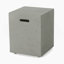 Table de foyer d'extérieur au propane 500g BTU avec support de réservoir - gris clair-1538992184