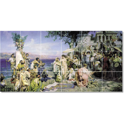 Carreau de céramique décorative 25,5 po x 12,75 po 4,25 po x 4,25 po