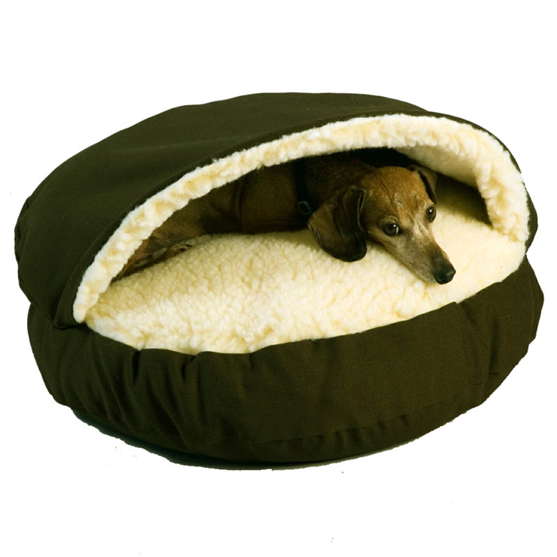 Lit orthopédique Snoozer, Grand (l 35 po x P 35 po x H 12 po), Khaki