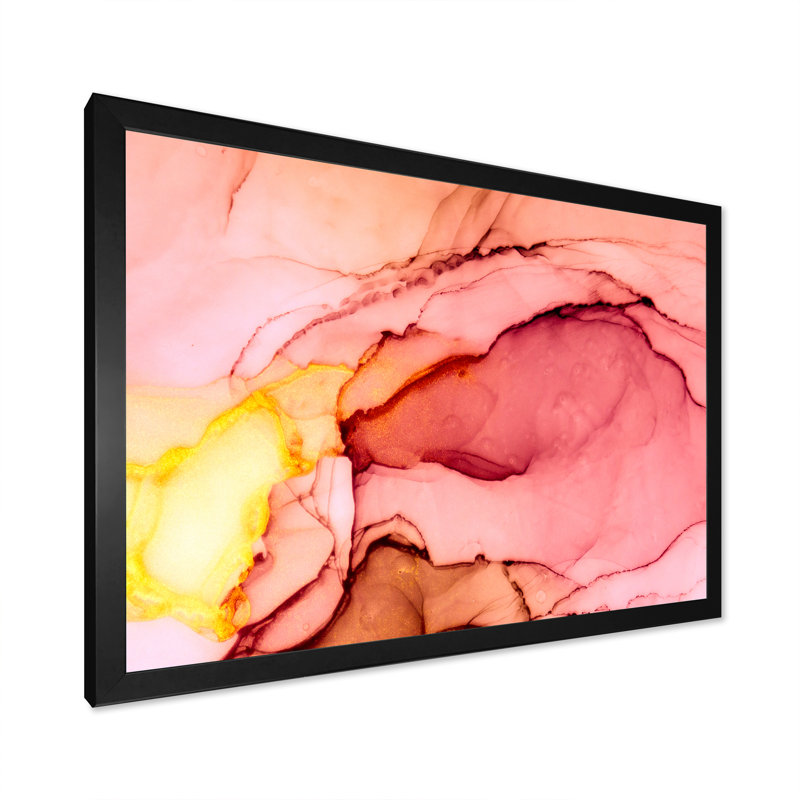 Reproduction encadrée sur toile Luxury Luxury, Toile avec cadre noir, H 8 po x l 12 po x P 1 po