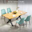 Ensemble de 4 chaises de salle à manger, chaise d'appoint en velours, vert clair