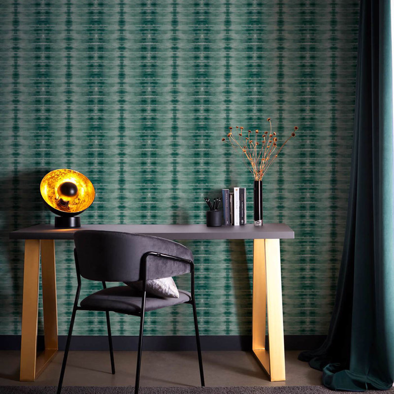 Eterea Lusso 10.05m x 52cm Matte Wallpaper Roll, Teal