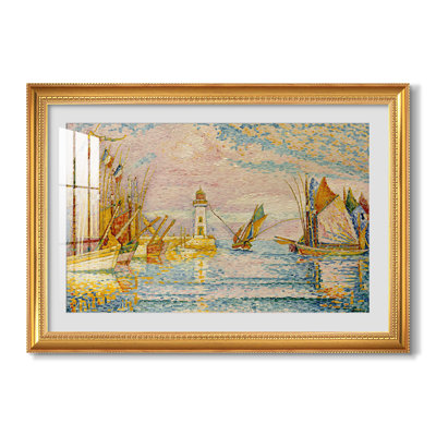Le phare de Groix, 1925 - Paul Signac - Toile encadrée sur mesure
