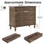 Crider avec 4 tiroirs et pieds robustes-129469324