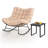 2-pieces Oversized Rocking Seating Group With Cushion And Table-676193700