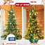 Arbre de Noël artificiel avec lumières chaudes-1240276973