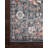 Fiorillo Oriental Machine Made Power Loom Polypropylene Charcoal/Rust Indoor Area Rug-1738859392