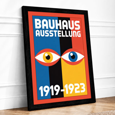 Bauhaus Eyes Geometric - Framed Print
