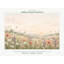 Wildflower Meadow Wallpaper Mural, Peel and Stick Kids Room Wall Mural, Watercolor Nursery Wallpaper Made to Measure-43081432