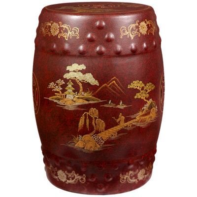 Helm Ceramic Accent Stool