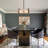 6-Light White Mist Glass Drum Chandelier-958849021