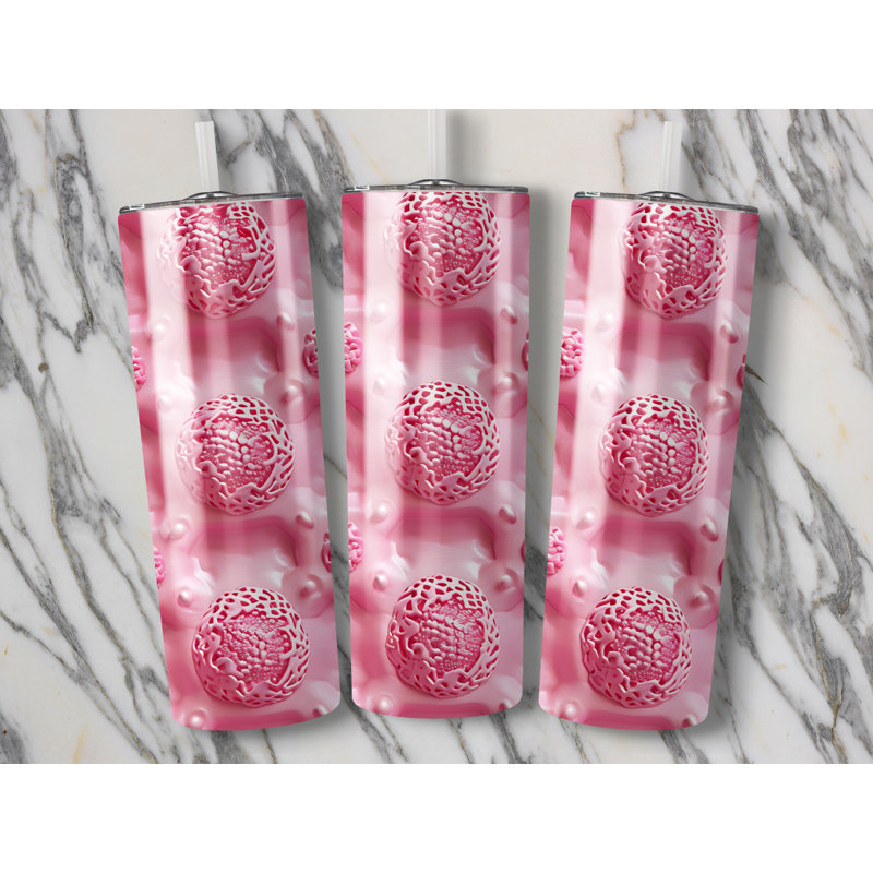 Choose Handmade Tumblers 591 mL Vacuum Insulated Stainless Steel (18/8) Travel Tumbler with Straw