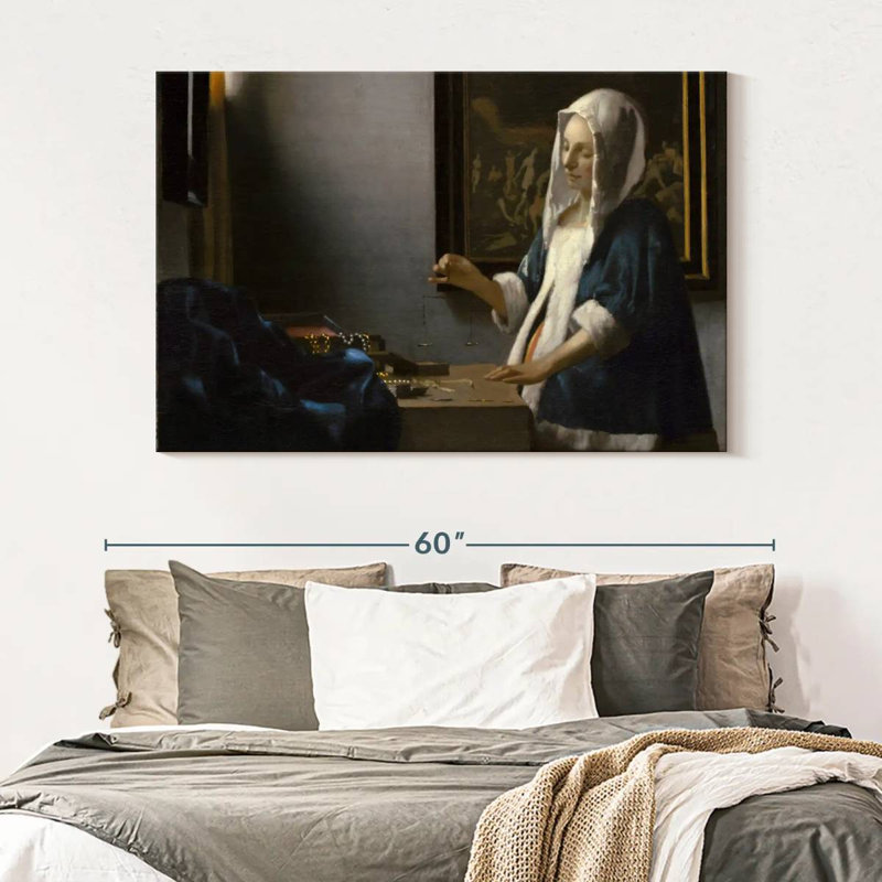 Femme Leisha tenant un équilibre, H 34 po x l 51 po