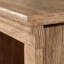 Brun avec trois tablettes réglables horizontales pour le bureau à domicile, esthétique chic décontractée, instructions de montage claires, tablettes de bureau et d'étude, bois d'ingénierie, gestion des câbles