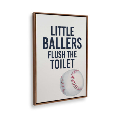 Little Ballers Flush The Toilet