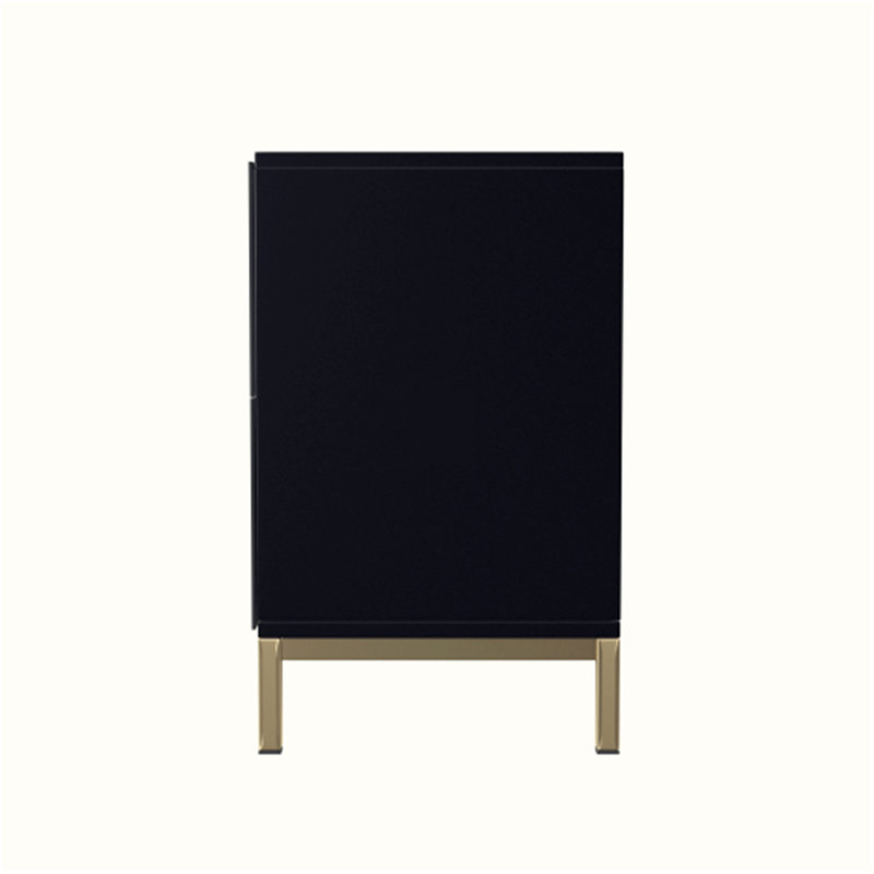 Two-Door Accent Cabinet, Black