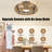 20-inch Cage-style Ceiling Fan With Natural Bamboo Blades-134675935