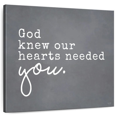 Tergel God Knew Our Hearts Needed You