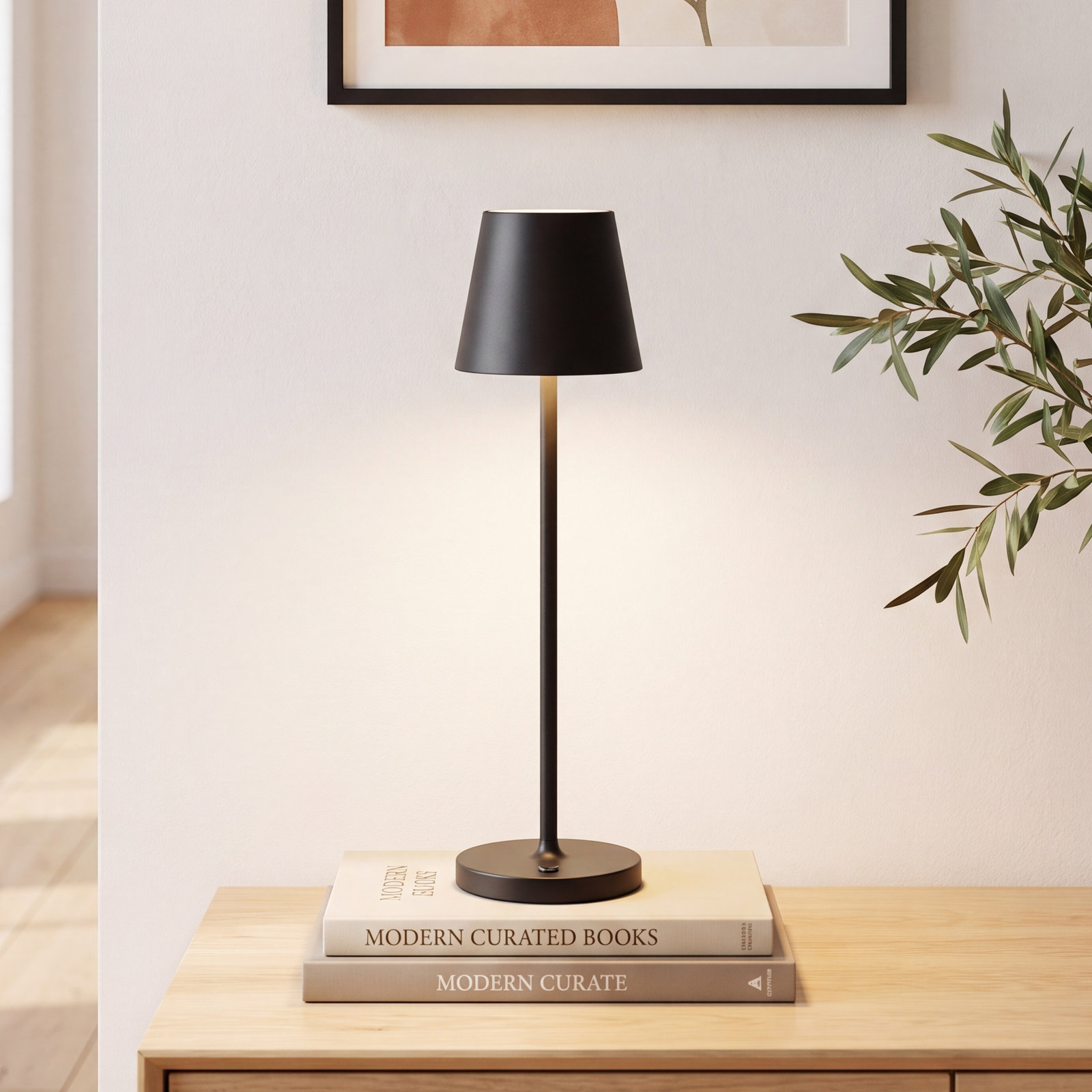 Nevis Table Lamp, Black