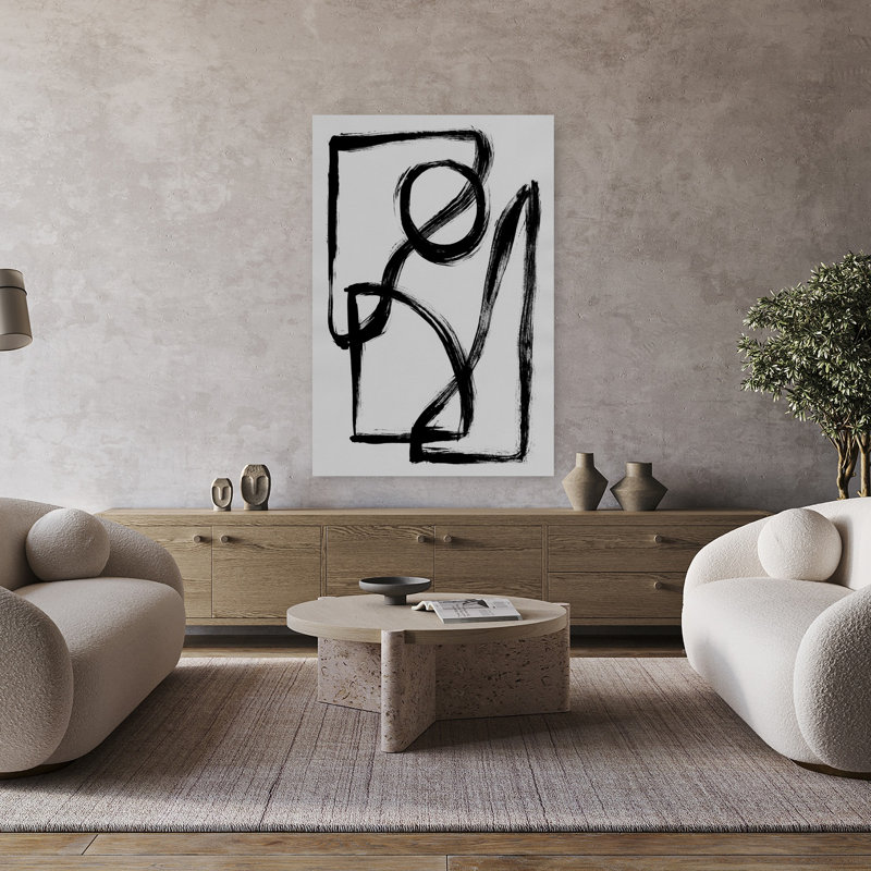 Art contemporain contemporain, H 48 po x l 32 po