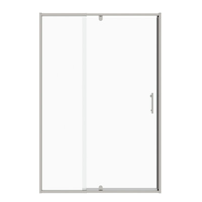 Pivot Swing Shower Door With 1/4" Tempered Glass, 56 - 60" W X 71" H, , Left And Right Compatible, Easy Install, Magnetic Shut, Leak Resistance Reversible Installation, Proof