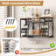 Wine Bottle Rack Brown