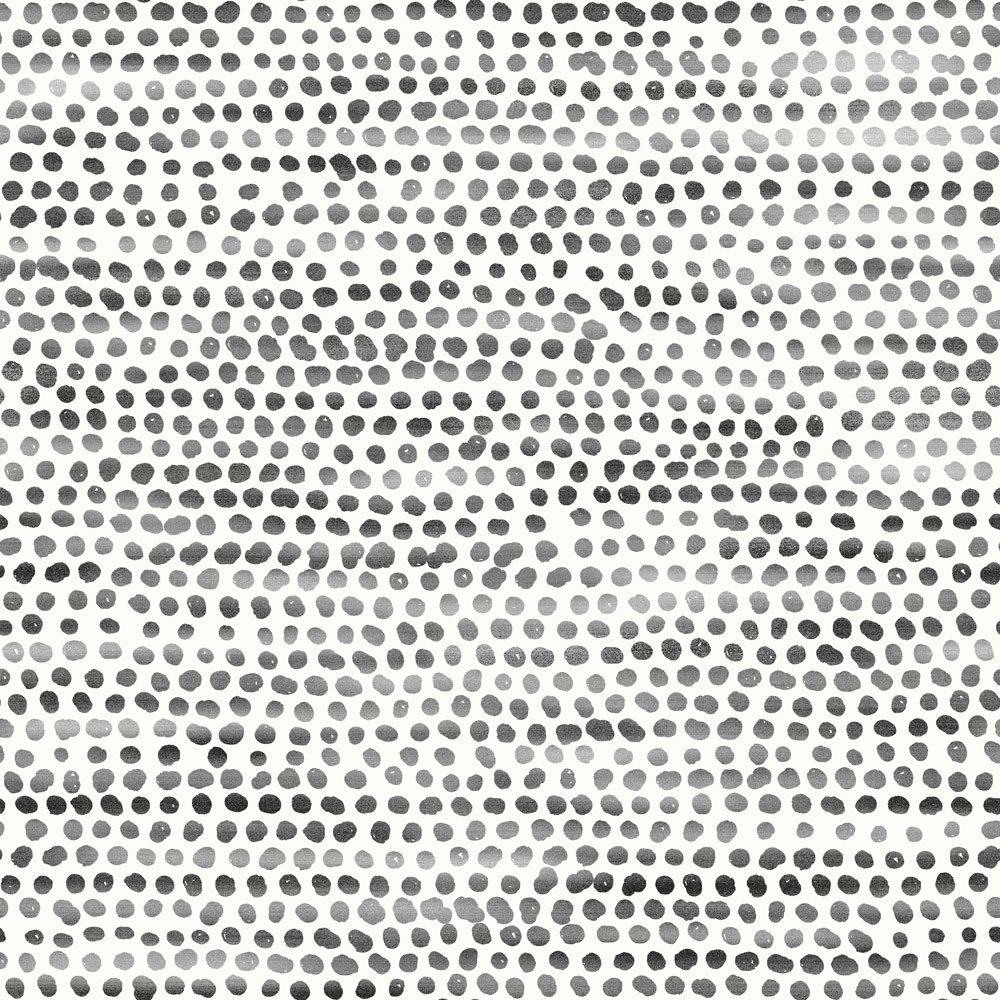 Jacques Self-Adhesive Wallpaper Roll, Black/white