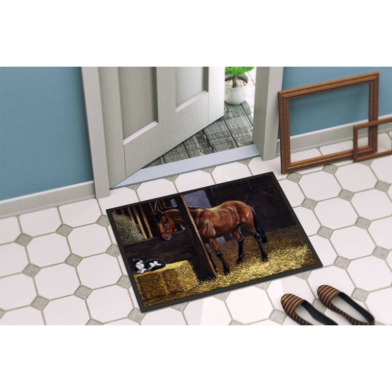 Non-Slip Outdoor Doormat, Rectangle 1'6" x 2'3"