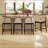 Modern Bar Stools Upholstered Counter Stools With Rattan Backrests And Wood Legs Kitchen Stools For Island-2019909504-2019909512