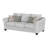 2-piece Upholstered Flared Arm Sofa Set Sand