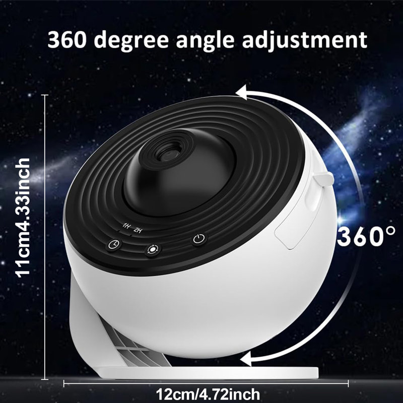 Projecteur galactique 13-en-a à 360 ° avec lumière HD et rotation de l'image