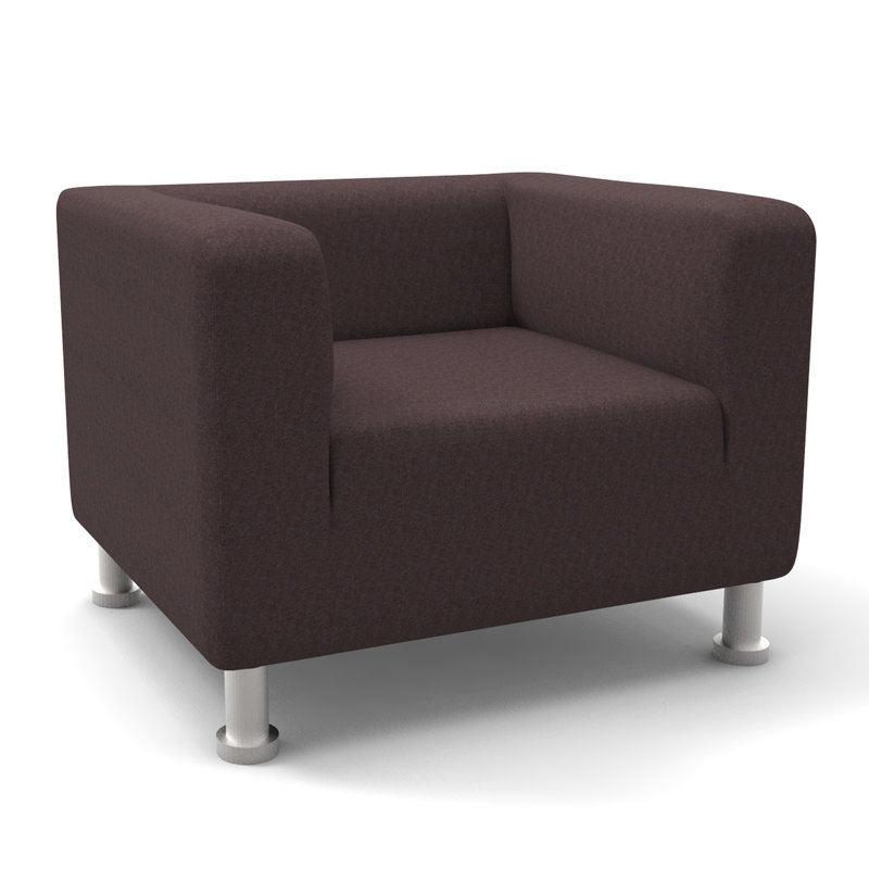 Moffitt Upholstered Armchair, Brown