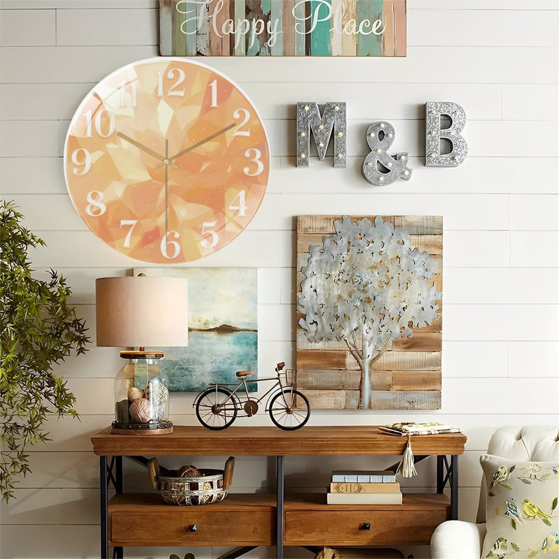 Horloge murale en verre Sparkling