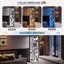 4-Tier Display Cabinet with Tri-Color Sensor Light-1578626243
