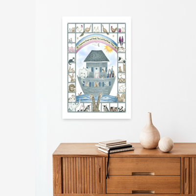 Noah's Ark Abstract Contemporary Wall Art