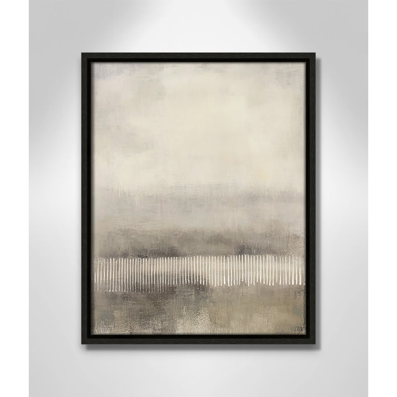 Équilibre équilibré «I» par Irena Orlov, H 15,5 po x l 12,5 po, Flottant espresso