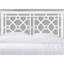 Tête de lit Tabor Chippendale blanche - grand / double-55324533