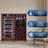 Cherry Wood 69-Bottle Wine Refrigerator Cabinet with Advanced Cooling and Humidity Control
