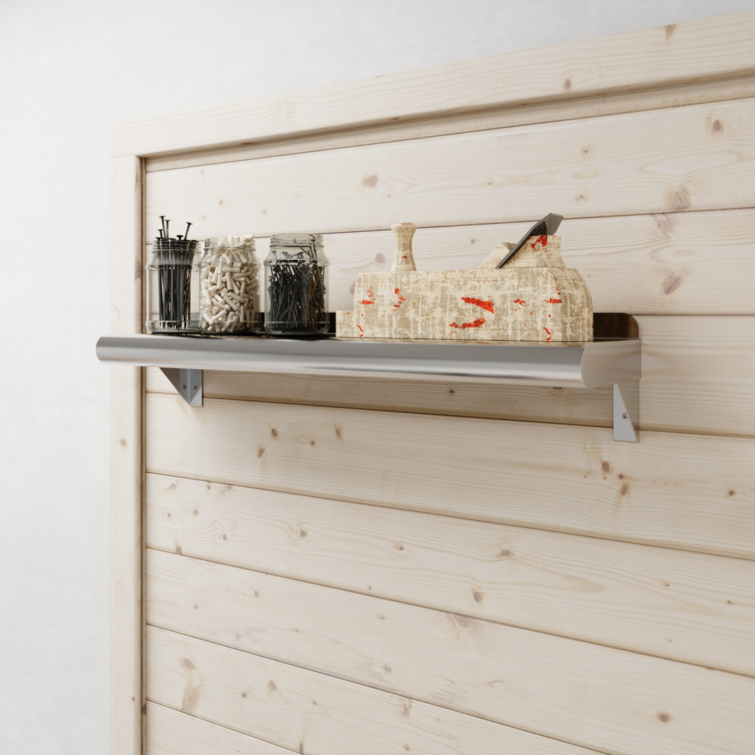 6 in. x 24 in. Stainless Steel Wall Shelf Amgood