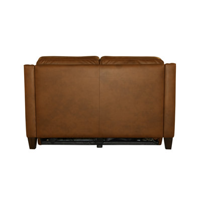 Finnegan Power Reclining Semi-Aniline Leather Loveseat