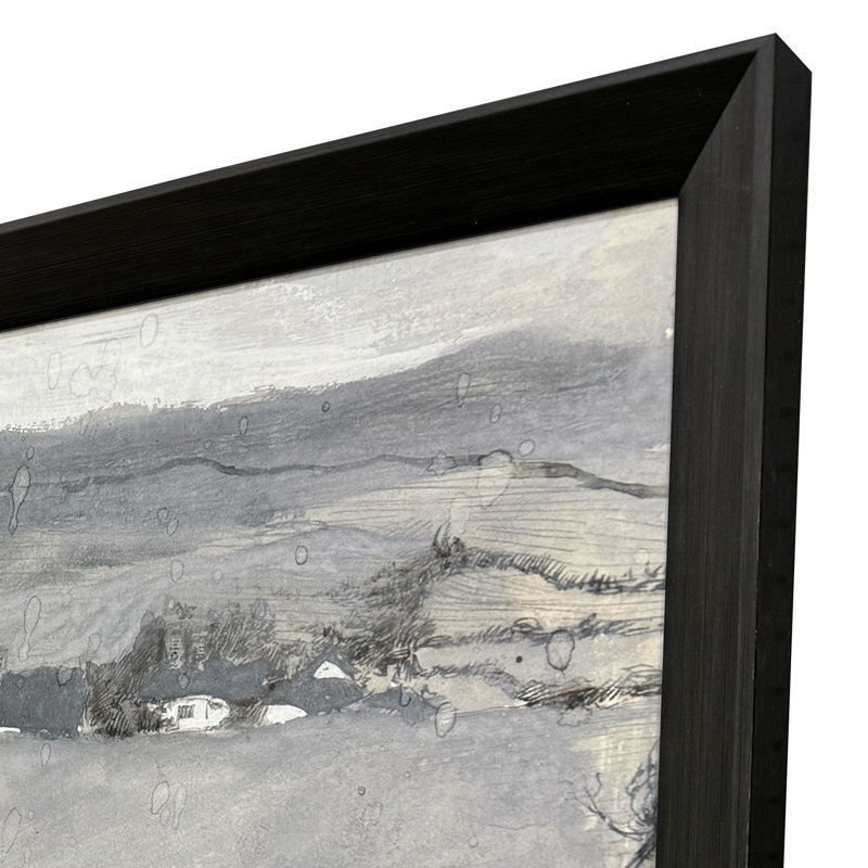 Misty Landscape Framed Art