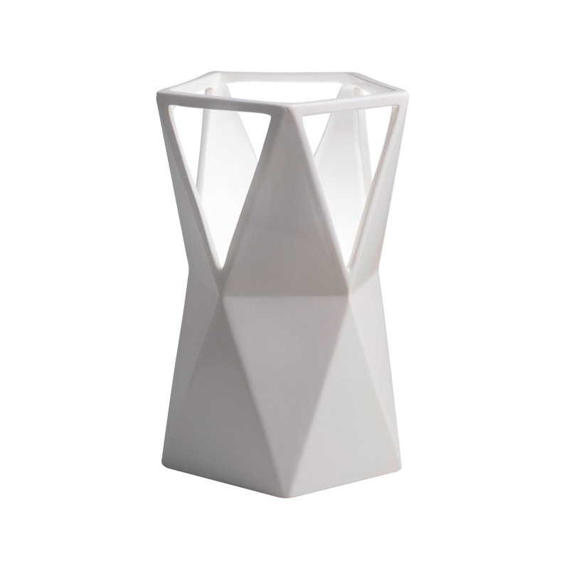 Lampe de table 11,75 po Odegaard, Blanc lustré